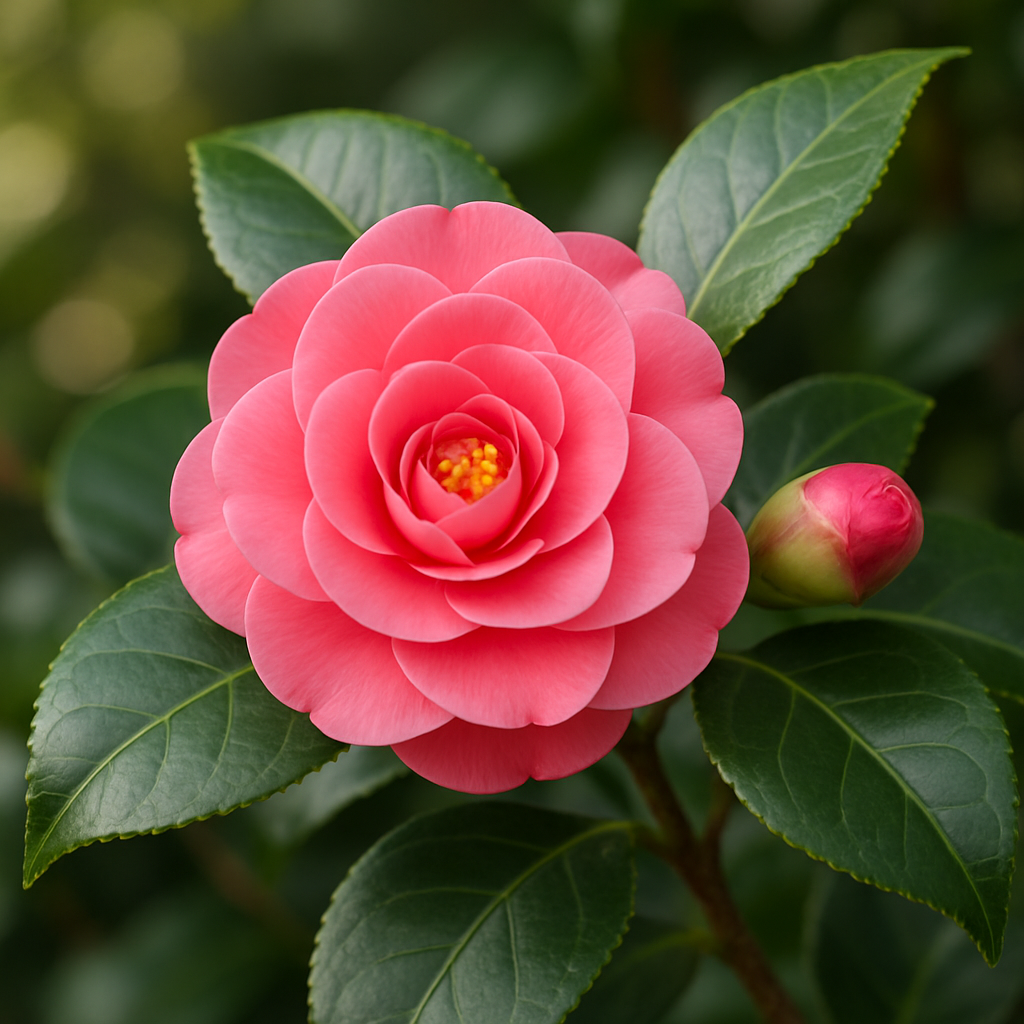 Camelia japonica (Camelia)