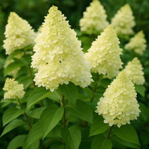Hortensia paniculata (Pluimhortensia)